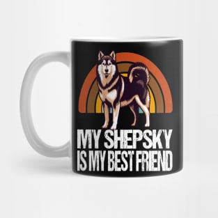 My Shepsky Is My Best Friend Mug